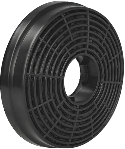 vhbw Filtre à charbon actif compatible avec Rosieres RHT63002LRB, RHT632002LIN, 36901050, RHT63002LPN, 36901051, 36901052 hotte aspirante - 10,5 cm