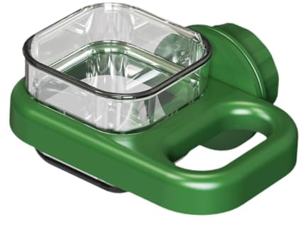 Fenteer Plato de Alimentos de periquitos alimentador de Aves avesaner tazón de alimentación de Aves, Verde