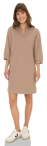 CECIL Damen 1408901 Cordkleid in Unifarbe, Natural Taupe, Large
