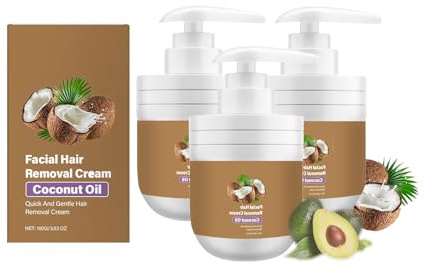 Enthaarungscreme Gesicht, Body Haarentfernung Schaum, Schmerzfreie Haarentfernungscreme, Sanft und nicht Reizend, für Gesicht Augenbrauen Oberlippe und Kinn für Alle Hauttypen (300G)