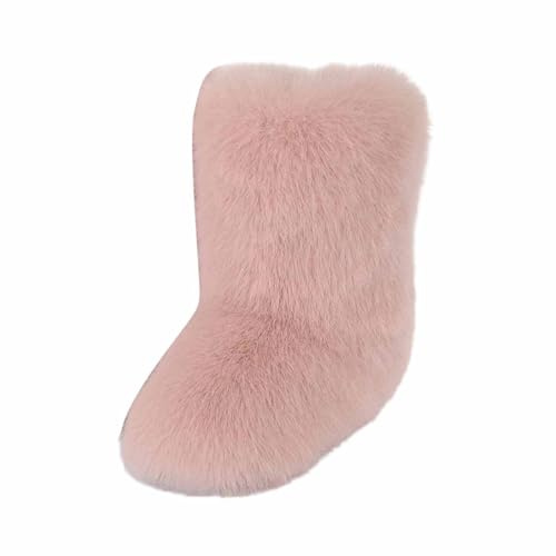 Dopo Sci da Neve Donna 2026 Regalo Scarpe Imbottite Doposci Stivali Gomma Uomo Barefoot Invernali Imbottiti con Pelo (Light Rosa,39)