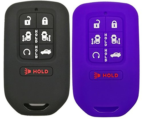 2Pcs Coolbestda Smart Key Fob Cover Keyless Entry Remote Case Pouch Shell Protector for 2018 2019 2020 2021 2022 2023 2024 2025 Honda Odyssey Elite Ex A2C98590800 KR5V2X