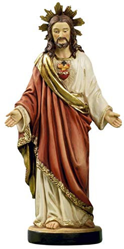 Articoli Religiosi by Paben Statua Sacro Cuore di Gesù in resina cm. 13