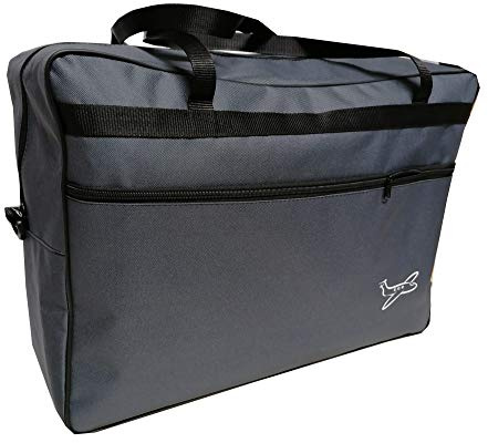 Aves-24 Handgepäck Tasche 55x40x20 cm – Leichte & Robuste Bordtasche für Flugzeug, Cabin Bag für Ryanair, Lufthansa, Condor, TUIFly – Reise Koffer (Grau)