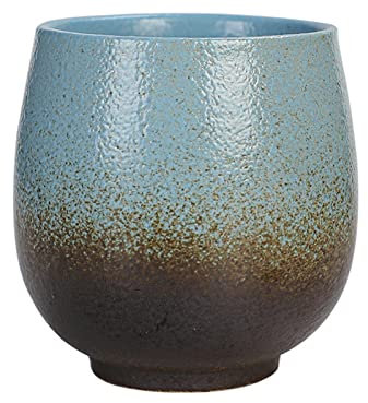 Taza de cerámica sin asa, taza de café, taza de cerámica, grande, con decoración de espirales, taza japonesa, sin asa, de porcelana, 150 ml