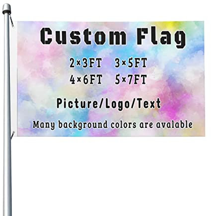 GZYZXP Bannière Drapeau personnalisée, Drapeau National personnalisé 2x3FT/3x5FT/4x6FT/5x8FT, Personnalisez l'impression de Votre Propre Logo/Image/Texte, Entreprise bannière Personnalisation