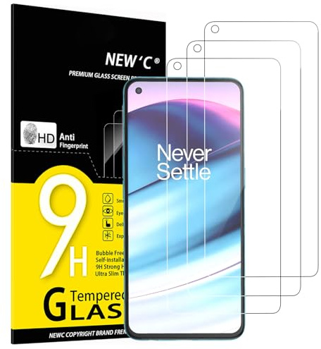 NEW'C 3 Stück für OnePlus Nord CE 5G für Panzerglas, Frei von Kratzern, 9H Härte, HD Displayschutzfolie, 0.33mm Ultra-klar, Ultrabeständig