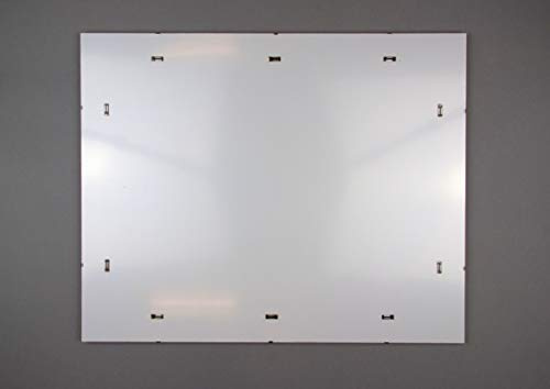 Clipello - Portafoto senza cornice, 38 x 99 cm, con vetro sintetico, spessore 1 mm, 990 x 380 mm