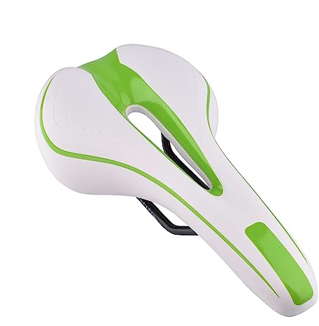 Selle de vélo de Montagne Durable, Blanc Vert