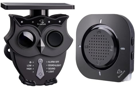 Sistema di allarme solare a lungo raggio da 1,3 km IP65 resistente alle intemperie con rilevatori di movimento e sensore da 120 dB, sirena con luce sonora, sistema di allarme di sicurezza,