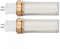 Hyuduo 2 Pièces 20W G12 LED Ampoule de Maïs 2000LM 360 Degrés Angle D'éclairage Puce SMD LED Ampoule de Maïs Plafonniers Lampadaires Maison pour Extérieur Intérieur Garage Entrepôt