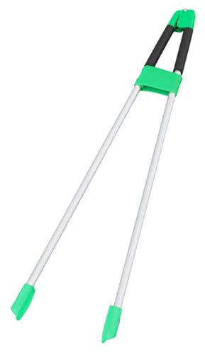Raccoglitore di Rifiuti, Antiscivolo, Multifunzionale, Impugnatura Ergonomica, Asta di Raccolta Rifiuti, Strumento di Presa, Verde