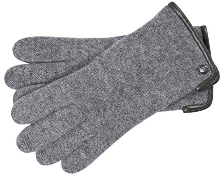 Roeckl Guanto da Passeggio Classico, Grigio (Flanell 070), 8 Donna