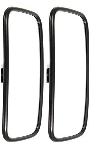 2x Außenspiegel Rückspiegel Seitenspiegel für LKW Transporter Bus Bagger Traktor 375x185 mm ø14-30mm