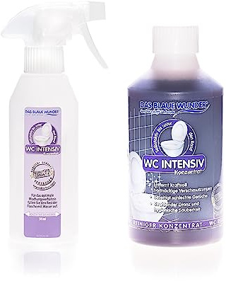 Das Blaue Wunder WC Intensiv (500 ml) Badreiniger I Sanitärreiniger I Toilettenreiniger Konzentrat I selbstständige Reinigung