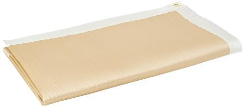 Jackson Safety J2726 - Manta protectora resistente para soldadura y molienda, sin revestimiento, manta ignífuga, 1 m x 1 m, temperatura de trabajo a 1000 °C, con ojales para colgar