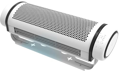 Wall Mounted Air Cooler Fan with Remote, Oscillating Cooling, 4 Speeds, Timer, for Bedroom Office Home