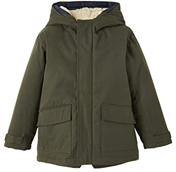VERTBAUDET Parka garçon 3 en 1 blouson amovible kaki 8A