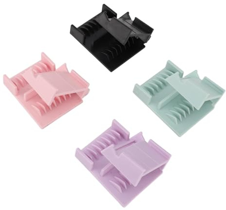 Dioche Hair Clipper Guards with Positioning Comb 4 Colors Nozzle Comb Removing Split Ends Hair Clipper Guards Accessories