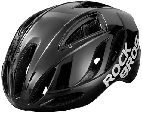 ROCKBROS Casco Bici Uomo e Donna MTB Casco Bicicletta da Strada Caschi Bici Adulti Unisex da Corsa Casco Bici Ventilato e Taglia Regolabile 58-62cm