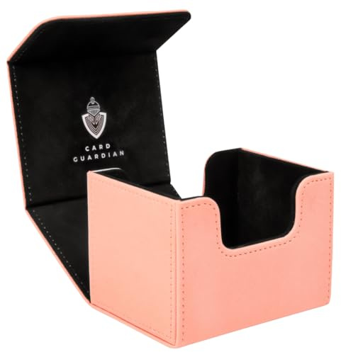 Card Guardian - Premium Deck Box for 100+ Cards for Trading Card Games TCG (Pink)