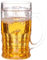 Krmoau Jarra de Cerveza - Jarras De Cerveza Falsas De Doble Capa Con Asas,Apta Para Lavavajillas Regalo Divertido De Broma Para Hombres Y Mujeres