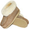 Rökü Lammfell Hausschuhe für Herren und Damen mit Rutschfester Sohle aus echtem gewachsenem Lammfell in Top Qualität (Größe 38, beige)