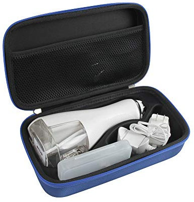Hermitshell Hartschalen-Reiseetui für Waterpik WP-560UK / WP-562UK / WP-563UK / Cordless Advanced Water Flosser (blau)
