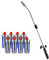 Thermischer Piezo-Unkrautvernichter KZ Garden Gasbrenner + 8 Nachfüllpackungen Thermisches Unkrautvernichtungsmittel Unkrautbrenner Gartenfackel