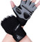 SAWANS Gym Gloves Training Weight lifting Gloves for Men Women Wrist Support Padded Extra Grip Palm Protection Exercise Fitness Workout Gloves Cycling,Hanging,Pull ups (Long Wrist Strap, M)