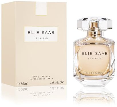Elie Saab Le Parfum 50 ml – Eau de Parfum de Mujer – Fragancia Chipre Floral – Notas de Flor de Azahar, Jazmín, Rosa de Miel y Pachulí – Botella de Cristal Transparente