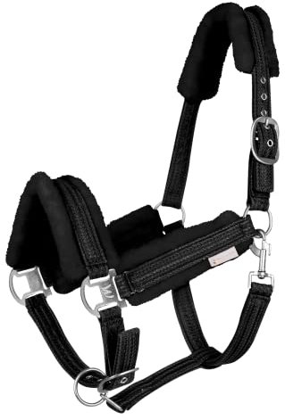 WALDHAUSEN Halfter Sparkle, Warmblut, schwarz