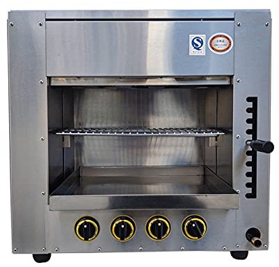 Parrilla eléctrica infrarroja para interiores y estación de sellado, parrilla comercial para carne, salamandra eléctrica, parrilla de contacto eléctrica, salamandra eléctrica tipo pared