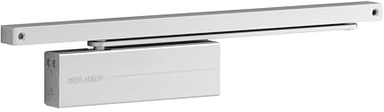 Tesa Assa Abloy DC175-EV1- Cierrapuertas Con Guía Deslizante, Plata, DC175