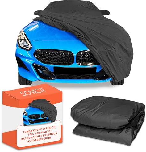 Bache Voiture Exterieur 540 x 175 x 150 cm Convient a Tous Les Types de Grandes Voitures telles Que Les Voitures familiales monospaces fourgonnettes SUV 4x4 Matiere PEVA Housse Voiture