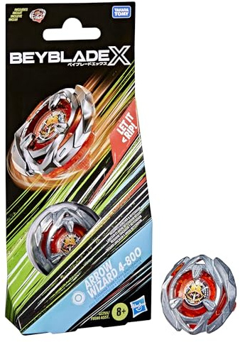 Beyblade X Arrow Wizard 4-80O Booster Pack Set with Takara Tomy Stamina Type Top, Battling Tops Game Toys, Ages 8+