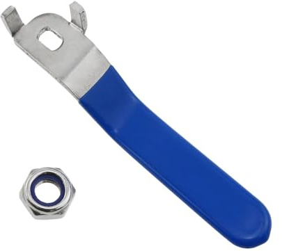 Manija de palanca, 165 mm de longitud, mango de válvula de repuesto para grifo de cuarto de vuelta, mango de válvula de cierre para jardín, cocina y baño