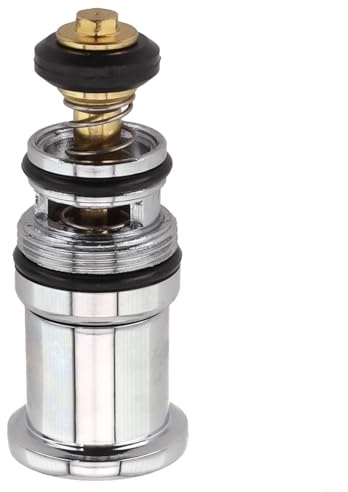 Jonikuper Cartouche de dérivation de douche, vanne inverseur de douche chromée triple fonction interrupteur d'eau de baignoire à ressort noyau en laiton pour mitigeur de robinet de salle de bain
