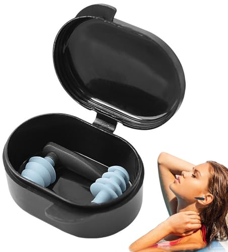 Tapones Para Oídos Silicona Para Nadar: Protección Para Oíddos Impermeable De 4 Capas, Tapones Para Oíds Y Cómodos, Accesorio Reutilizable Para Nadar Y Bañarse | Tapons Para