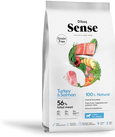 Dibaq Sense Grain Free Saumon & Dinde (Puppy) 12 kg