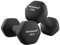 SONGMICS Hanteln, 2er Set, 2 x 4 kg, Hantelset, Kurzhanteln, Hexagon, Neopren-Beschichtung, Krafttraining, Workout, Fitnesstraining, für Zuhause, tintenschwarz SYL068BK