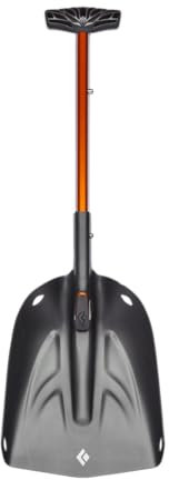 Black Diamond Deploy Shovel Schwarz - Kompakte Funktionelle Aluminium Lawinenschaufel, Größe One Size - Farbe Octane