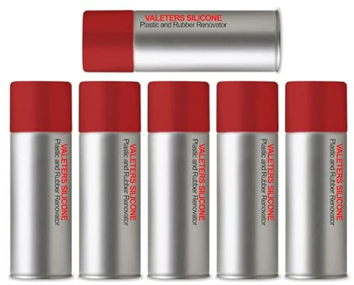 ASC Professional VALETERS SILICONE SPRAY - Tyre Trim Bumpers Renovator Shine - 6PK