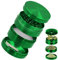 Grinder Premium,RUNEAY Macinino per erbe aromatiche, in metallo, per spezie, spezie, caffè, 4 pezzi con raschietto per polline,Ø 63mm