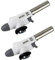 2 Pieces Kitchen Blow Torch Cooking Blow Torch Gas Torch Flame Adjustable Gas Butane Culinary for Home and Outdoor, Baking, Cooking, Camping and BBQ