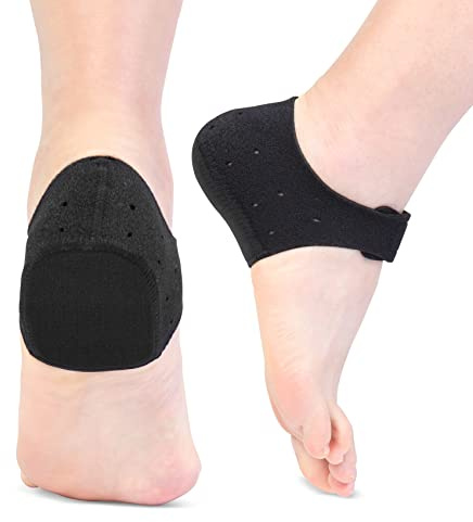 Thicker Heel Cushion Cups for Heel Pain Relief, Plantar Fasciitis & Heel Spur Support, Inserts for Pressure Sores