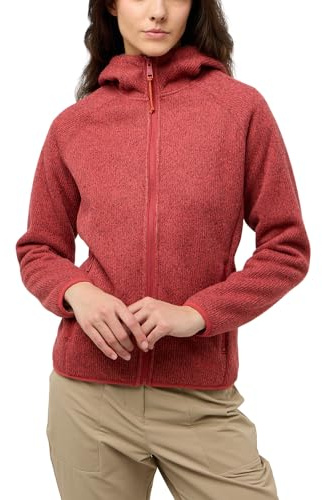 Jack Wolfskin Damen Kaminfeuer Hooded Jkt W, Red Coral, XS EU
