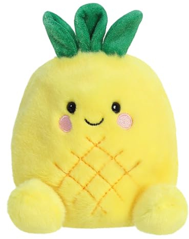 Aurora, 33571, Palm Pals Perky Pineapple 5In, Soft Toy, Yellow