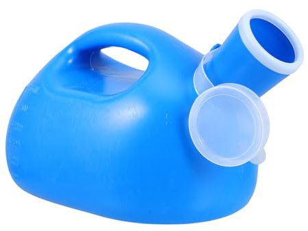 FOMIYES Orinatoio Maschile Portatile con Coperchio 3000 Ml Secchio per fare Anti-Schizzo ad Ampia Capacità per Uso Notturno Ospedaliero e Viaggi Bottiglia Urina Uomo Facile da Pulire