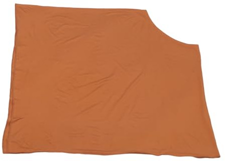 Baby Nursing Cover Breastfeeding Poncho Lightweight Khaki | Modal Cotton Blend, Modern Versatile Wrap Shawl, Outdoor Use for Every Outing, Sun and Wind Protection